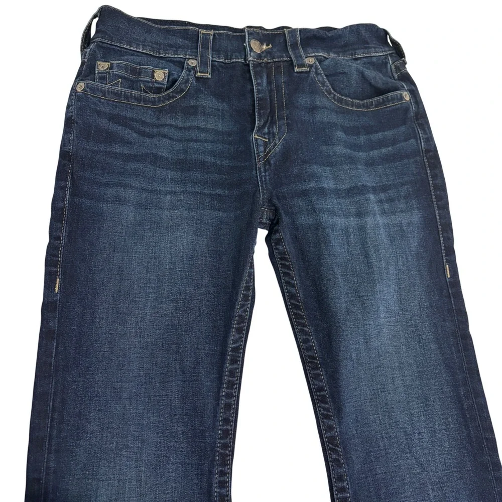 True Religion Rocco Relaxed Skinny Jeans Mens 32x32 Horseshoe Pockets Stretch